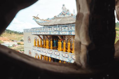 Linh Phuoc Pagoda in Da Lat, Vietnam.