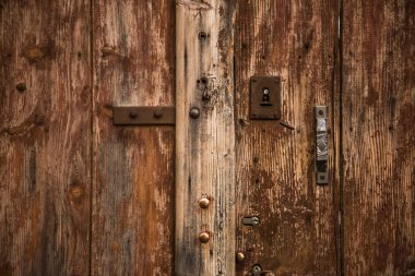 Rustik kahverengi ahşap zemin