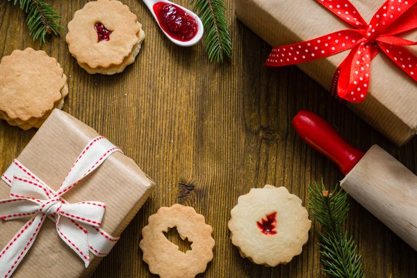 Fundo de cozimento de Natal — Fotografia de Stock