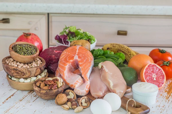 Selección de alimentos para adelgazar — Foto de Stock