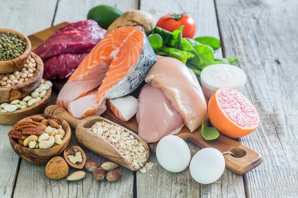 Selectie van voedsel voor weight loss — Stockfoto