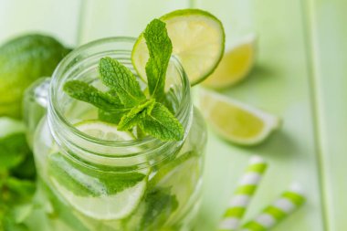 Limon ve nane suyu Detoks