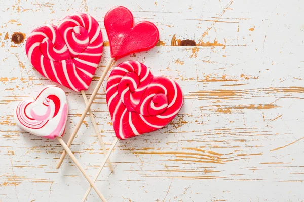 Valentines day concept - snoep hartvormige — Stockfoto