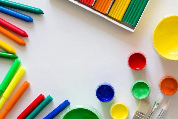 Ritorno a scuola concetto di fondo con fermo — Foto Stock