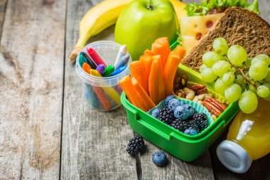 Sağlıklı okul beslenme çantası