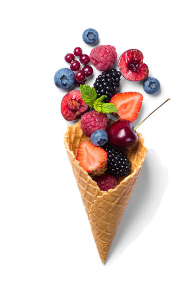 Low calories dessert concept