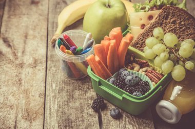 Sağlıklı okul beslenme çantası