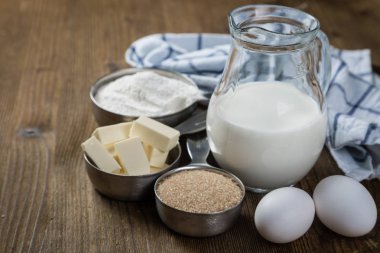 Bardak ölçüm malzemeler pişirme