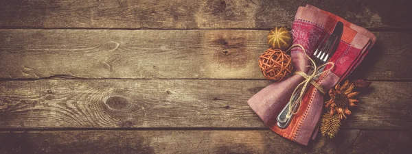 Şükran günü kavramı - dekorasyon ve Gümüş eşya