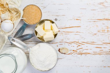 Bardak ölçüm malzemeler pişirme