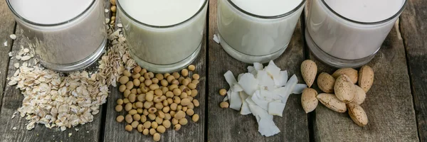 Conceptul de lapte fără lapte — Fotografie, imagine de stoc