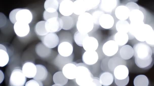 Blured luzes de Natal sparkring — Vídeo de Stock