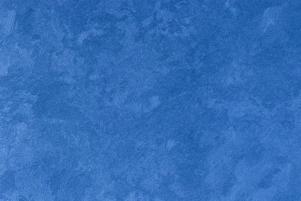 Textura de gesso decorativo azul ou estuque ou concreto. Abstra... — Fotografia de Stock