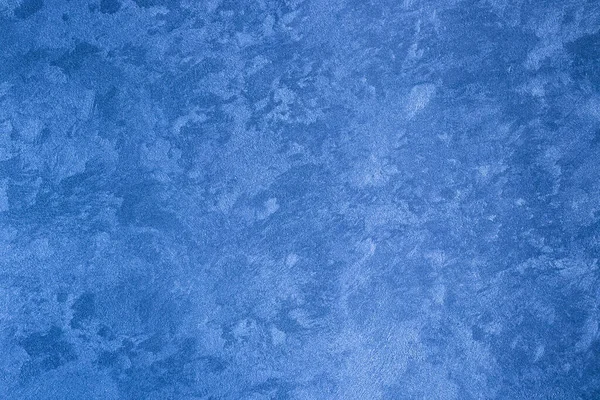 Texture of blue decorative plaster or stucco or concrete. Abstra — Stock Photo, Image