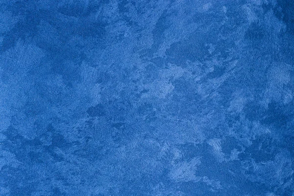 Texture di gesso decorativo blu o stucco o cemento. Abstra — Foto Stock