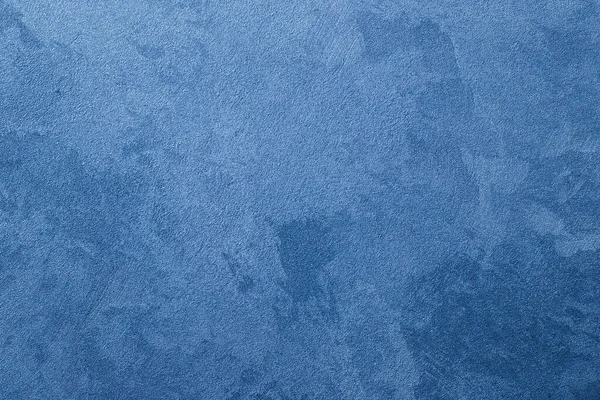 Texture of blue decorative plaster. — Stock Photo, Image