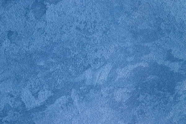 Texture of blue decorative plaster. — Stock Photo, Image