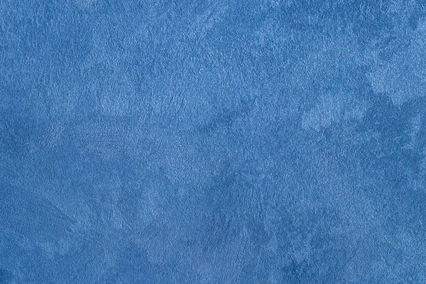 Tekstura niebieskiego tynku dekoracyjnego. — Zdjęcie stockowe