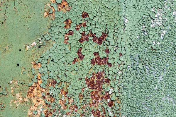 Texture of peeling paint from metal. — Stock Photo, Image