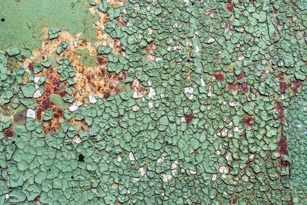 Texture of peeling paint from metal. — Stock Photo, Image