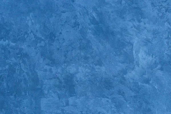 Texture of blue decorative plaster. — Stock Photo, Image