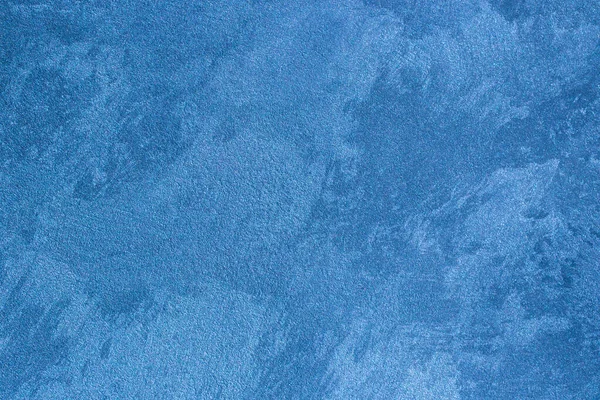 Texture of blue decorative plaster. — Stock Photo, Image