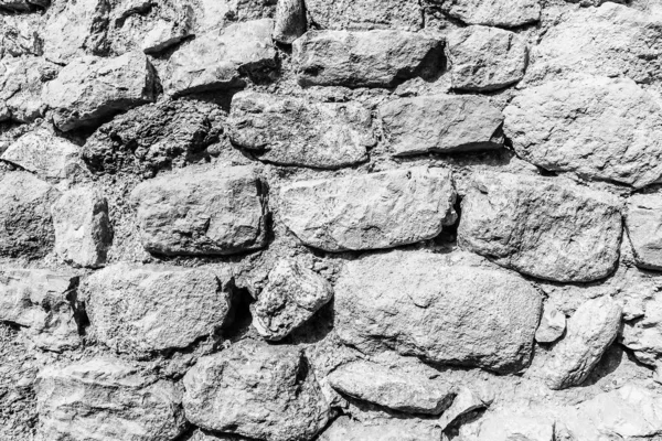 Fondo de la antigua muralla de piedra. Textura de ladrillo viejo . —  Fotos de Stock