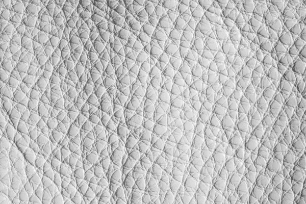 White leather texture. — Stock Photo, Image