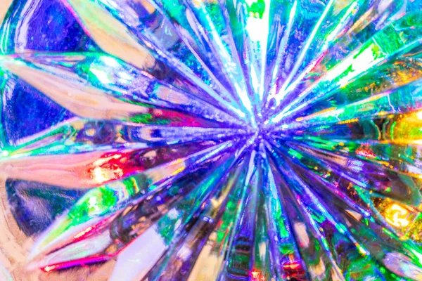 Lichter spiegeln sich im Kristallhintergrund. — Stockfoto