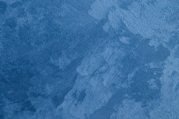 Texture of blue decorative plaster. — Stock Photo, Image