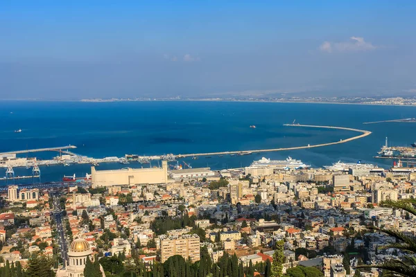 Порт Хайфа, Израиль . — стоковое фото
