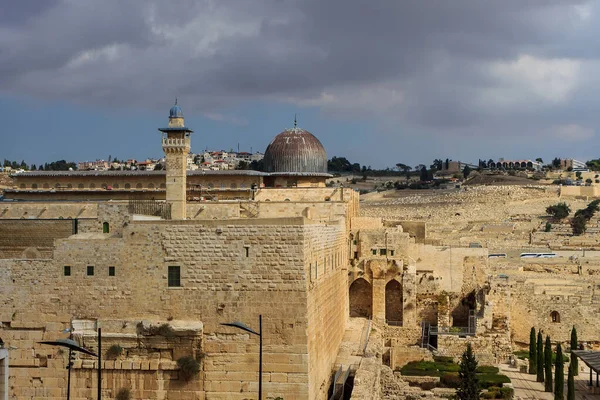 イスラエルのジュラサレムにある旧市街. — ストック写真