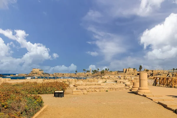 Ruinerna av caesaria. — Stockfoto