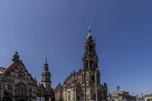 Residenza del Castello di Dresda . — Foto Stock
