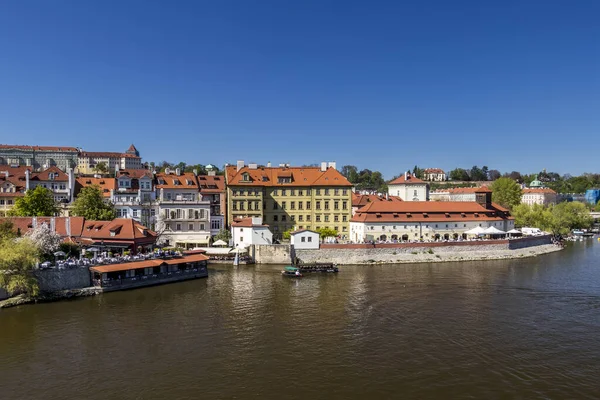 Prague bridges over Vltava river. — Stockfoto