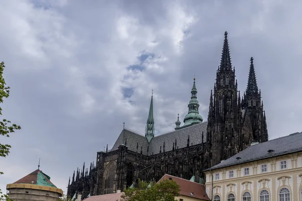 Szent Vitus katedrális Prágában. — Stock Fotó