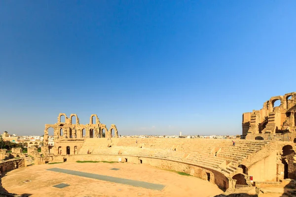 Anfiteatro El Jem en Túnez — Foto de Stock