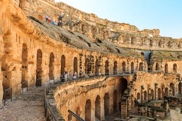 Anfiteatro El Jem en Túnez — Foto de Stock