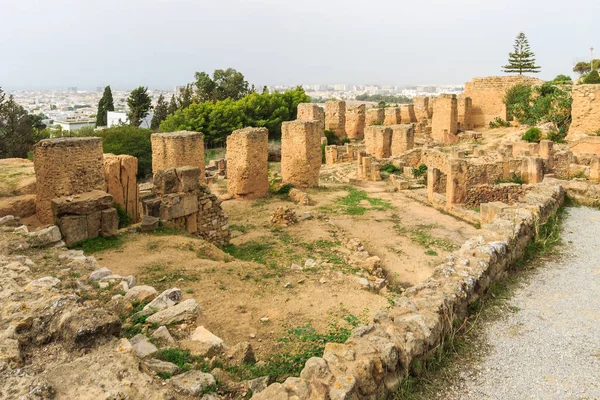 Antiche rovine di Cartagine — Foto Stock