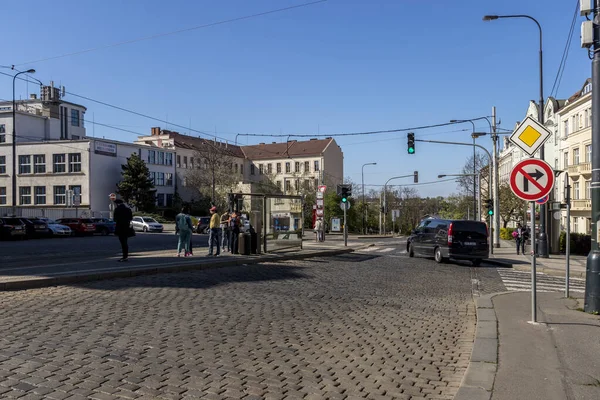Улицы и архитектура Праги . — стоковое фото