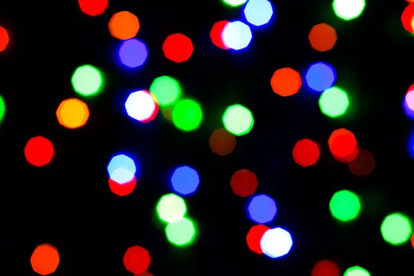 Licht bokeh. Abstract Kerstachtergrond voor design. — Stockfoto