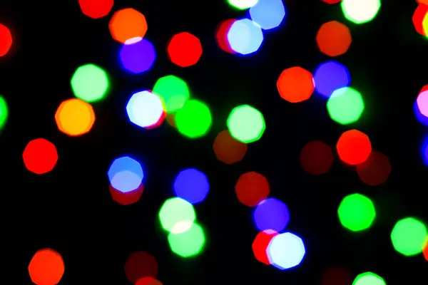 Luzes bokeh. Fundo de Natal abstrato para design . — Fotografia de Stock