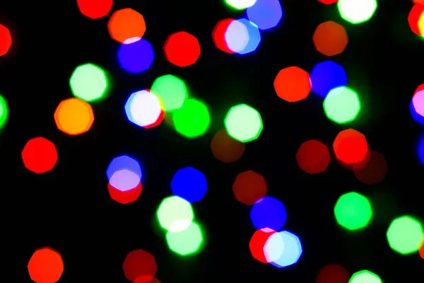 Luzes bokeh. Fundo de Natal abstrato para design . — Fotografia de Stock