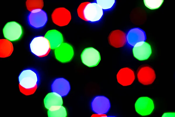 Lights bokeh. Abstract Christmas background for design. — Stock Photo, Image