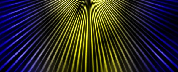 Blue and yellow beams abstract background. — Stock Photo, Image