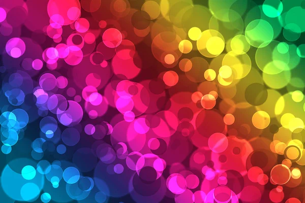 Luces bokeh. Fondo abstracto para el diseño. Arco iris . — Foto de Stock