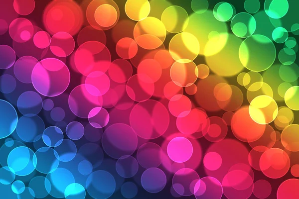 Luces bokeh. Fondo abstracto para el diseño. Arco iris . — Foto de Stock