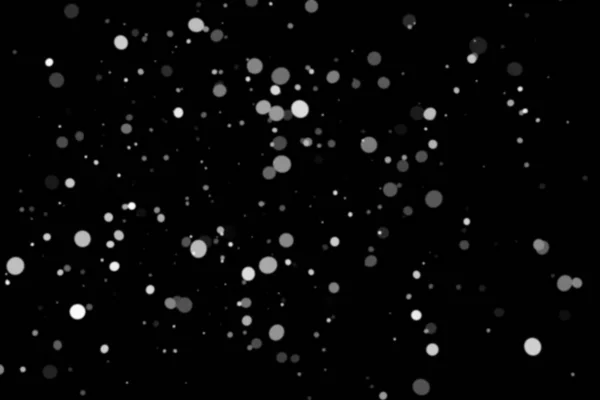 White snow on a black background texture. — Stock Photo, Image