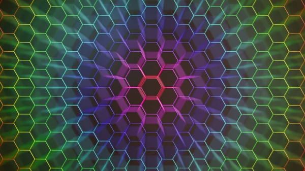 Fondo hexagonal para el diseño . —  Fotos de Stock