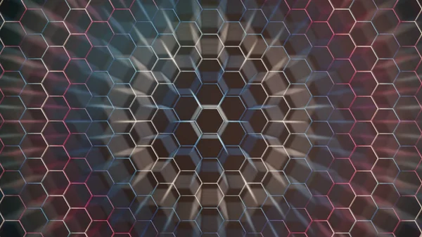 Fundo hexagonal para design . — Fotografia de Stock